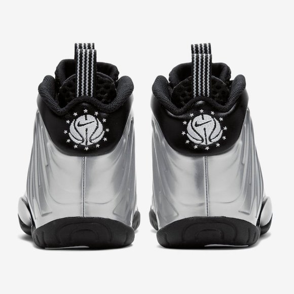 NEW Nike Air Little Posite Foamposite One Chrome Grade GS Youth CN5268 001 6Y - Picture 2 of 7